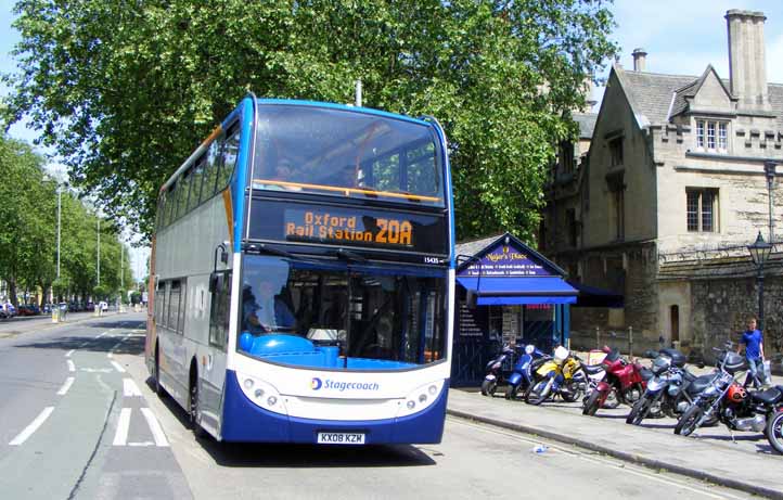 Stagecoach Oxford Scania N230UD ADL Enviro400 15435